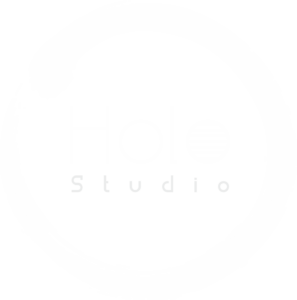 logo Holo Studio todo branco 2